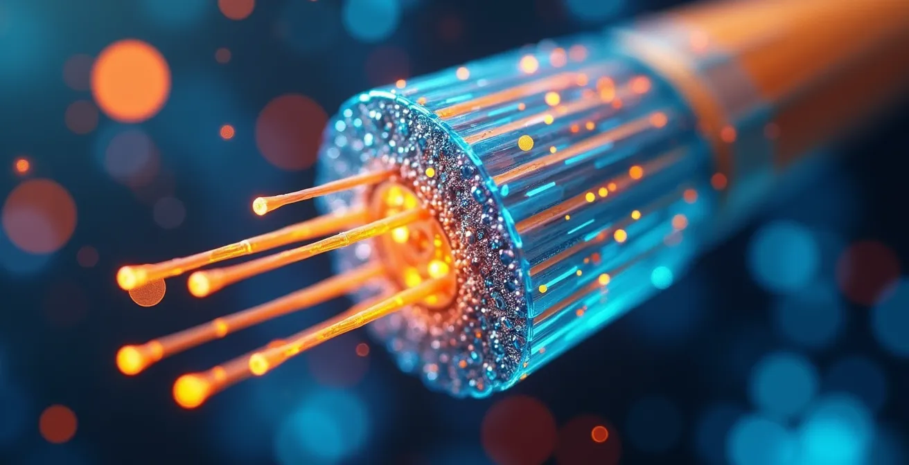 Visualisation abstraite des différences de coûts télécoms entre le Canada et la France