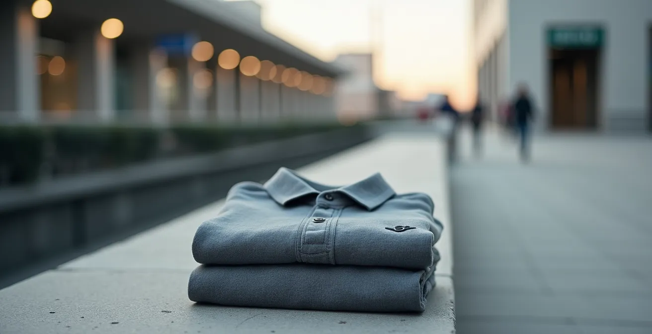 Détail d'un textile technique en laine mérinos pour usage urbain